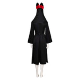 TV Hazbin Hotel (2024) Alastor Nun Black Dress Set Outfits Cosplay Costume Halloween Carnival Suit